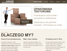 Tablet Screenshot of anmar-opakowania.pl